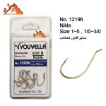 قلاب پایه کوتاه Youvella کد 12196NI نیکل بسته 10 تایی