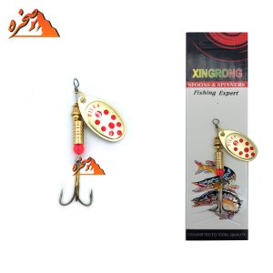 لانسه ماهیگیری FILLEX3 طلایی خال قرمز سایز 3