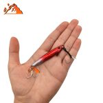 طعمه جیگ ماهیگیری PEROBEROS8 نقره ای قرمز