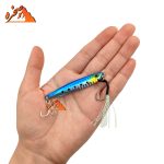 طعمه جیگ ماهیگیری PEROBEROS8 آبی نقره ای