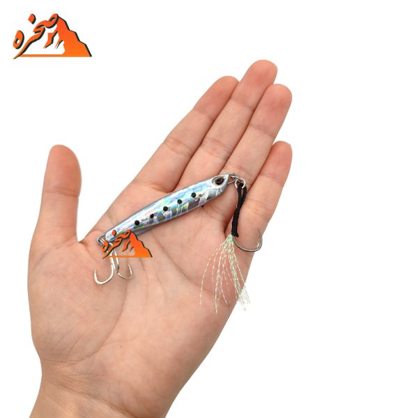 طعمه جیگ ماهیگیری PEROBEROS8 نقره ای