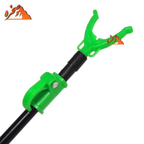 پایه مردابی چوب ماهیگیری طرح بازرخور رنگ مشکی - تصویر 3