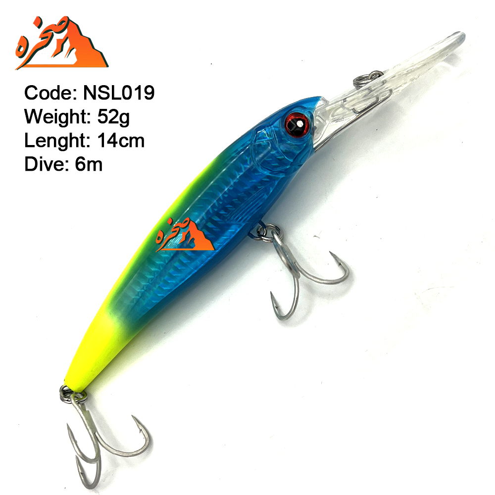 neoby-fishing-lures-hard-trolling-nsl-s-4 طعمه ترول نئوبی مدل NSL019T دایو 6 متر