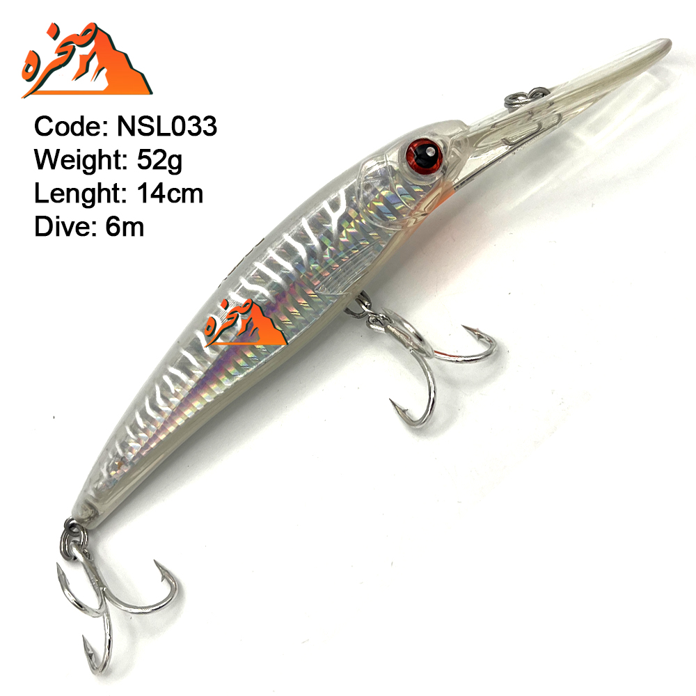 neoby-fishing-lures-hard-trolling-nsl-s-5 طعمه ترول نئوبی مدل NSL033T دایو 6 متر