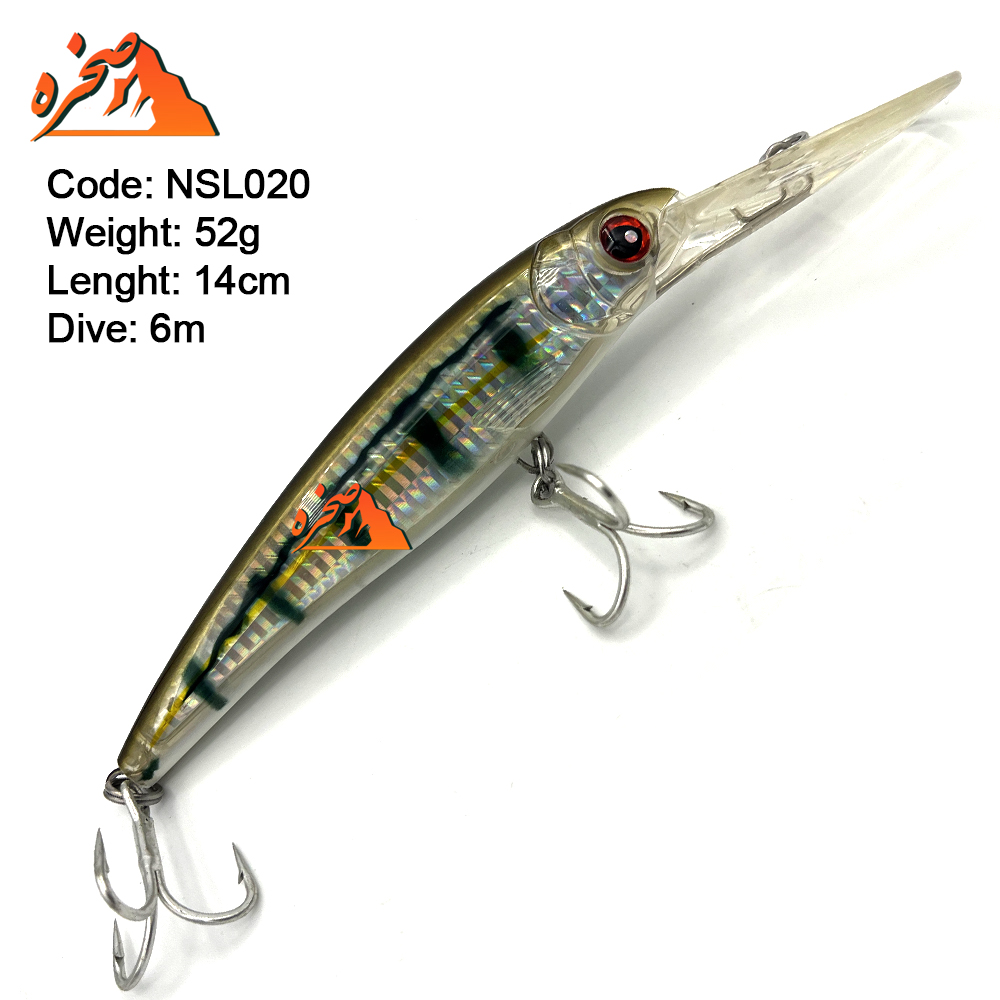 neoby-fishing-lures-hard-trolling-nsl-s-5 طعمه ترول نئوبی مدل NSL020T دایو 6 متر