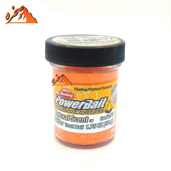 خمیر برکلی پاوربیت قزل آلا سیر نارنجی Berkley PowerBait - تصویر 2