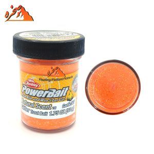 خمیر برکلی پاوربیت قزل آلا سیر نارنجی Berkley PowerBait