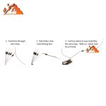 استاپر نخ ماهیگیری بسته 6 تایی سایز کوچک - تصویر 4