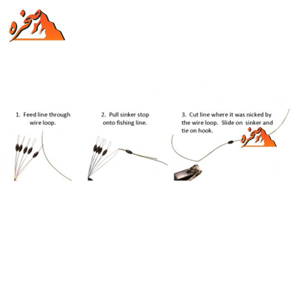 استاپر نخ ماهیگیری بسته 6 تایی سایز کوچک - تصویر 4