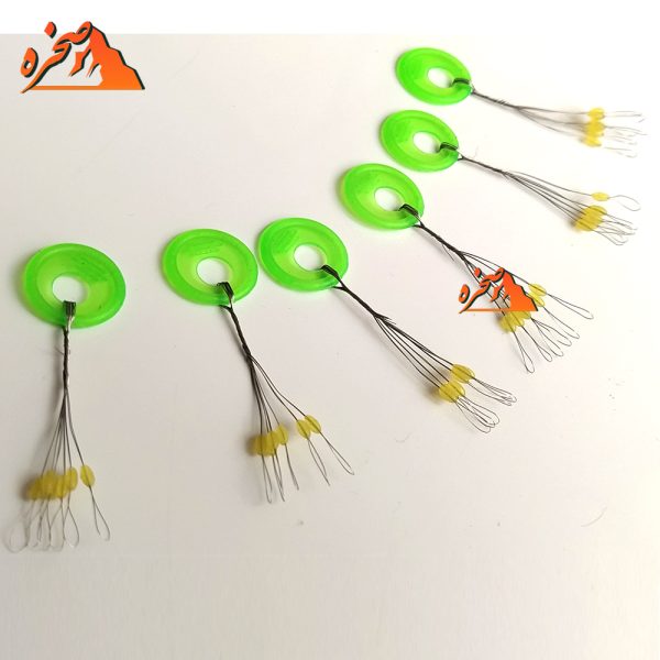 استاپر نخ ماهیگیری بسته 6 تایی سایز کوچک - تصویر 2