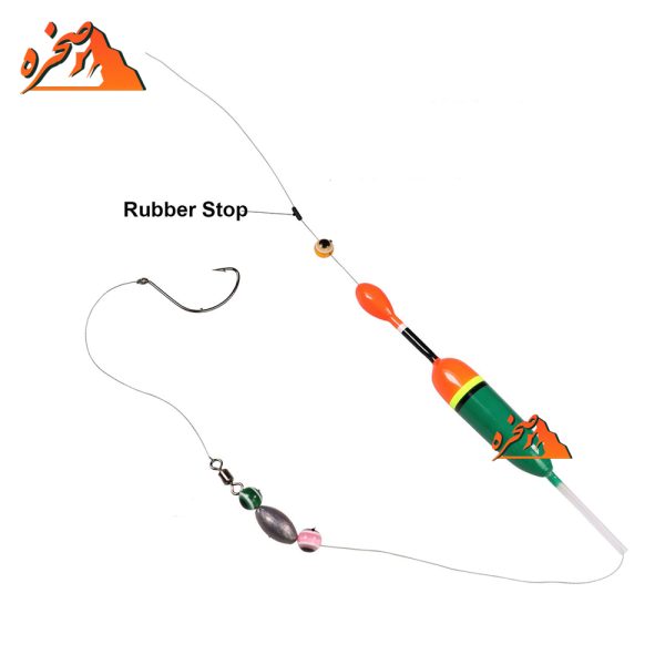 استاپر نخ ماهیگیری بسته 6 تایی سایز کوچک