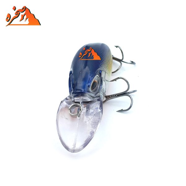 طعمه ماهیگیری کرنک برند BKK کد BC102 نقره ای کمر مشکی وزن 15 گرم طول 7 سانتیمتر - تصویر 3