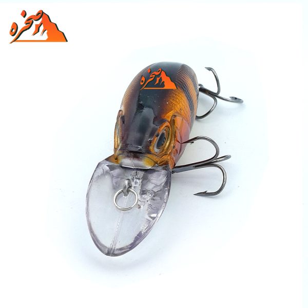 طعمه ماهیگیری کرنک برند BKK کد BC104 نارنجی وزن 15 گرم طول 7 سانتیمتر - تصویر 3