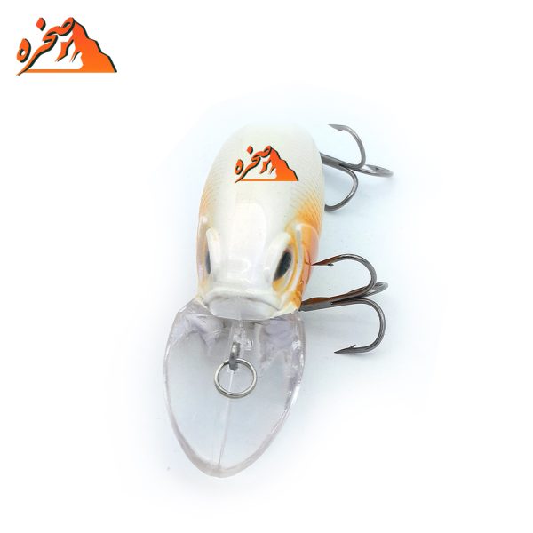 طعمه ماهیگیری کرنک برند BKK کد BC105 سفید وزن 15 گرم طول 7 سانتیمتر - تصویر 3