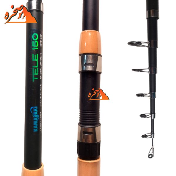 چوب ماهیگیری تلسکوپی KAMASAKI طول 3.60 متر - تصویر 2