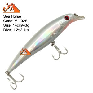 لور اسپین سی هورس مدل ML-02S طول 14 سانت 43 گرم