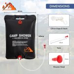 دوش مسافرتی camp shower حجم 20 لیتری - تصویر 8