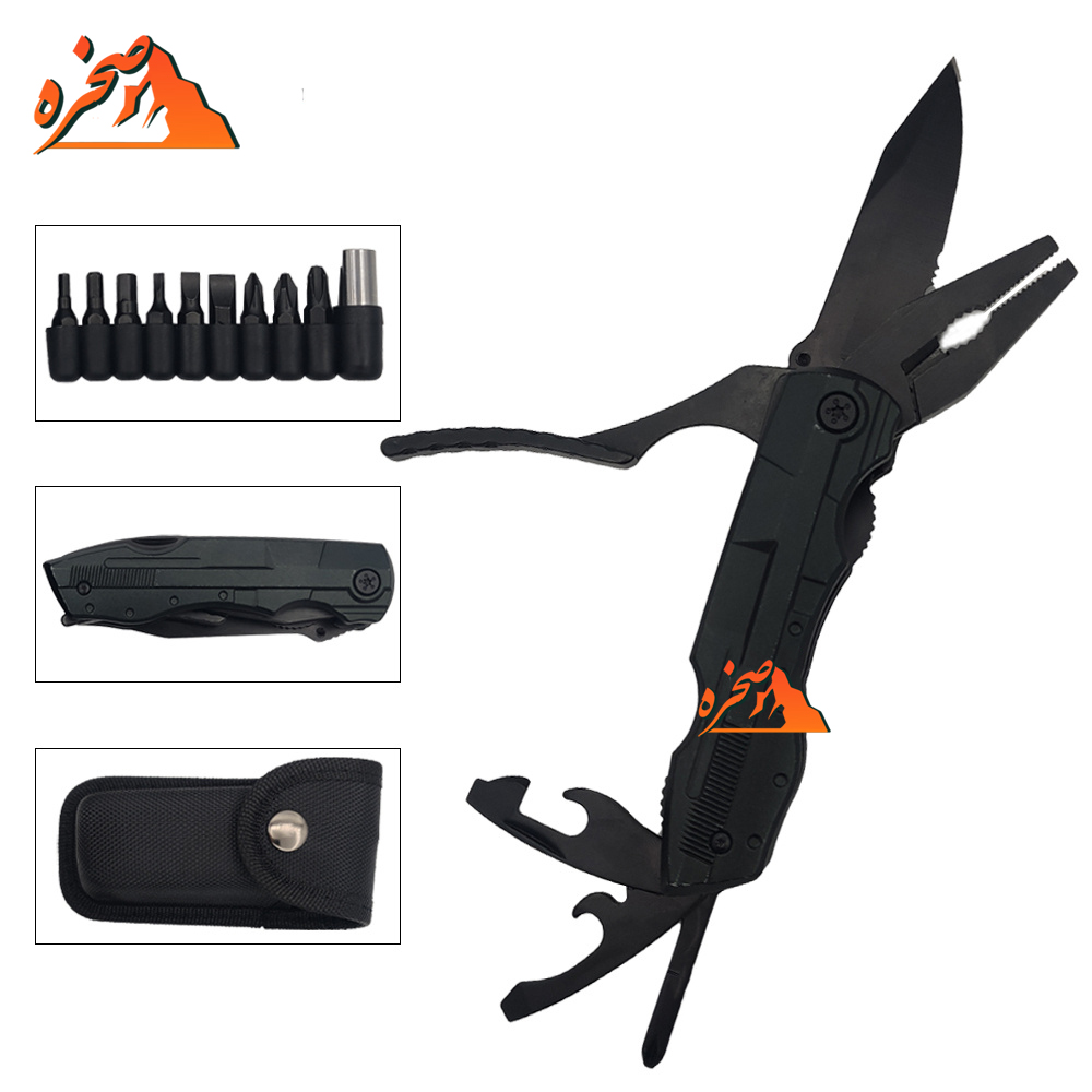complicated-pliers-black-s-5 انبردست چند کاره چاقو دار کد 2949