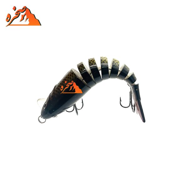 طعمه ماهیگیری هشت تکه کد S102 وزن 17 گرم طول 10 سانتیمتر - تصویر 6