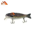 طعمه ماهیگیری هشت تکه کد S101 وزن 17 گرم طول 10 سانتیمتر - تصویر 3
