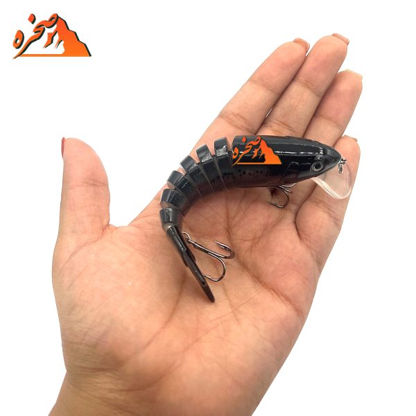 طعمه ماهیگیری هشت تکه کد S101 وزن 17 گرم طول 10 سانتیمتر - تصویر 5