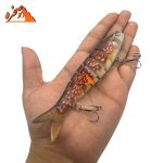 طعمه ماهیگیری هشت تکه کد B206 وزن 19.5 گرم طول 13 سانتیمتر - تصویر 3
