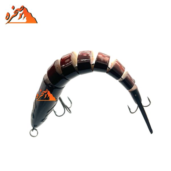 طعمه ماهیگیری هشت تکه کد B206 وزن 19.5 گرم طول 13 سانتیمتر - تصویر 5