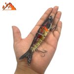 طعمه ماهیگیری هشت تکه کد B207 وزن 19.5 گرم طول 13 سانتیمتر - تصویر 3