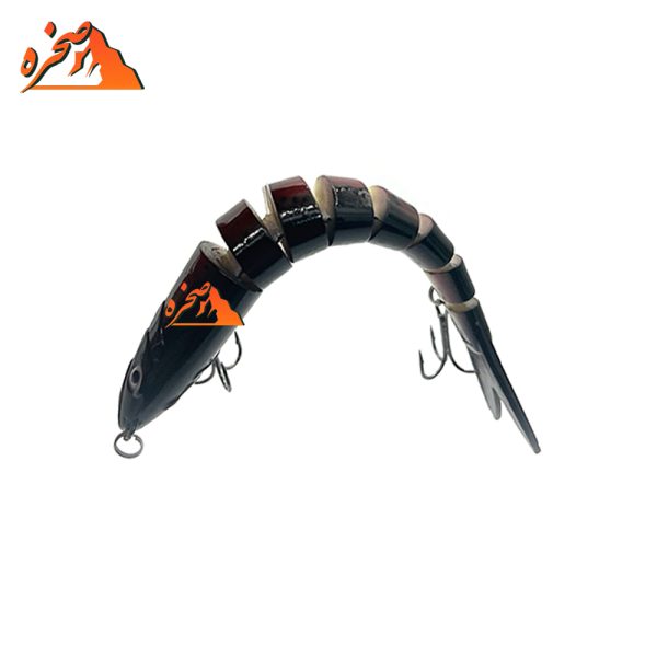 طعمه ماهیگیری هشت تکه کد B207 وزن 19.5 گرم طول 13 سانتیمتر - تصویر 6