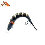 طعمه ماهیگیری هشت تکه کد B201 وزن 19.5 گرم طول 13 سانتیمتر - تصویر 3