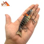 طعمه ماهیگیری هشت تکه کد S105 وزن 17 گرم طول 10 سانتیمتر - تصویر 4