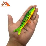طعمه ماهیگیری هشت تکه کد B202 وزن 19.5 گرم طول 13 سانتیمتر - تصویر 6