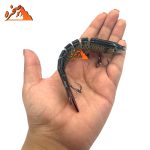 طعمه ماهیگیری هشت تکه کد B201 وزن 19.5 گرم طول 13 سانتیمتر - تصویر 6