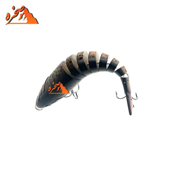طعمه ماهیگیری هشت تکه کد S104 وزن 17 گرم طول 10 سانتیمتر - تصویر 6