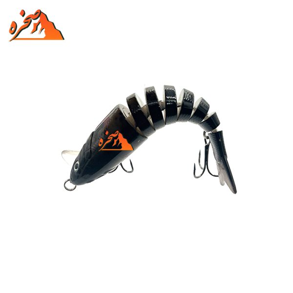 طعمه ماهیگیری هشت تکه کد S105 وزن 17 گرم طول 10 سانتیمتر - تصویر 6