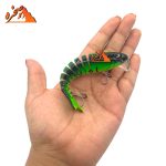 طعمه ماهیگیری هشت تکه کد S103 وزن 17 گرم طول 10 سانتیمتر - تصویر 2