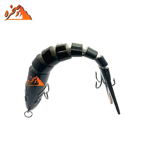 طعمه ماهیگیری هشت تکه کد B203 وزن 19.5 گرم طول 13 سانتیمتر - تصویر 6