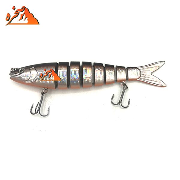 طعمه ماهیگیری هشت تکه کد B204 وزن 19.5 گرم طول 13 سانتیمتر - تصویر 3