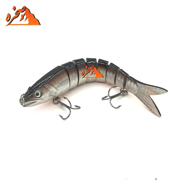 طعمه ماهیگیری هشت تکه کد B204 وزن 19.5 گرم طول 13 سانتیمتر - تصویر 4