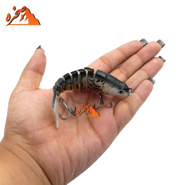 طعمه استخوانی 7 تکه کد 101GLD طول 10 سانت 15 گرم - تصویر 4