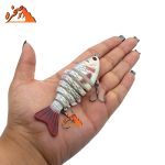 طعمه استخوانی 7 تکه سفید دم قرمز کد 107WRD طول 10 سانت 15 گرم - تصویر 3