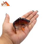 طعمه استخوانی 7 تکه طلایی قرمز کد 108GRD طول 10 سانت 15 گرم - تصویر 4