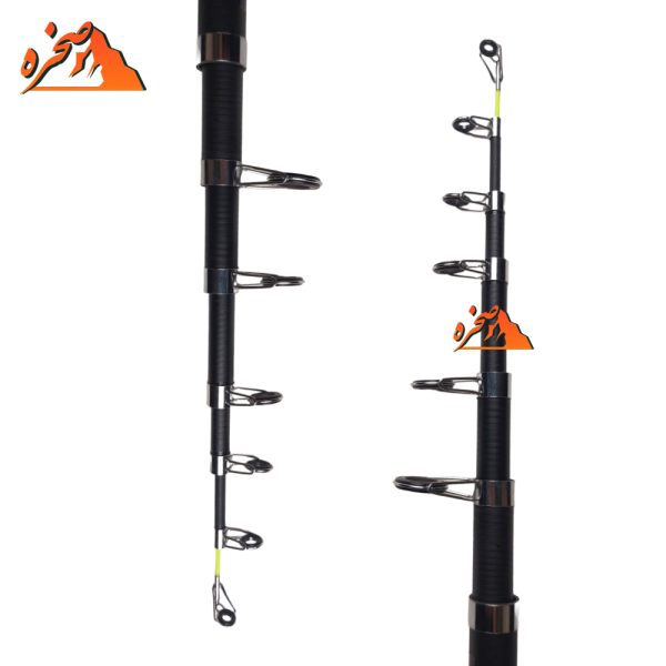 چوب ماهیگیری تلسکوپی SAPA مدل BLACK Valerie طول 3.60 متر - تصویر 3