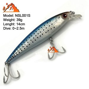 طعمه اسپین نئوبی مدل NSL001S طول 14 سانت وزن 39 گرم