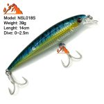 طعمه اسپین نئوبی مدل NSL018S طول 14 سانت وزن 39 گرم
