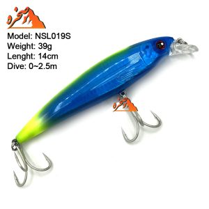 طعمه اسپین نئوبی مدل NSL019S طول 14 سانت وزن 39 گرم