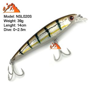 طعمه اسپین نئوبی مدل NSL020S طول 14 سانت وزن 39 گرم