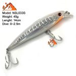 طعمه اسپین نئوبی مدل NSL033S طول 14 سانت وزن 45 گرم