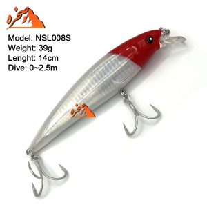 طعمه اسپین نئوبی مدل NSL008S طول 14 سانت وزن 39 گرم