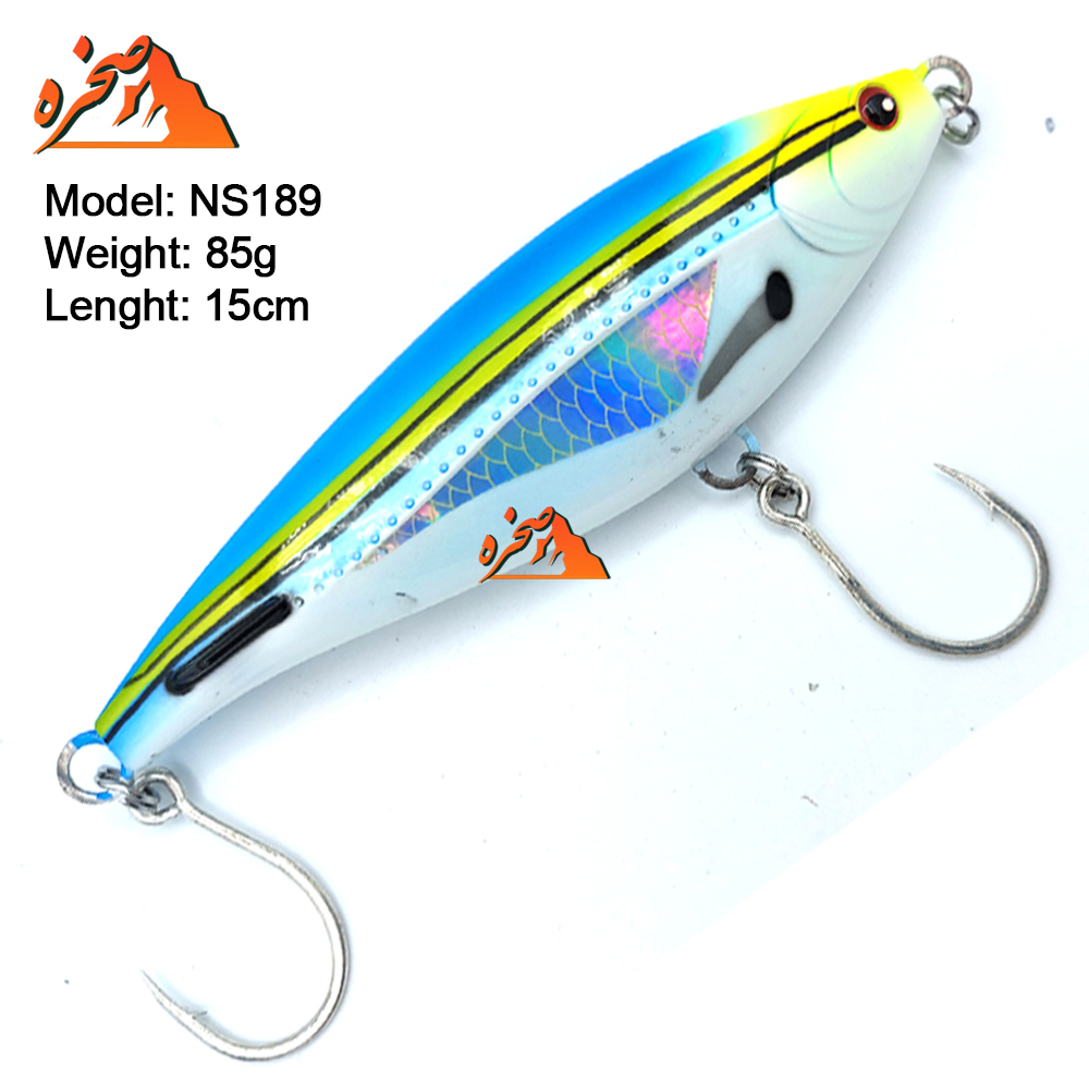 noeby-stick-bait-ns189-s-5 طعمه استیک بیت نئوبی مدل NOEBY NS189 طول 15 سانت وزن 85 گرم